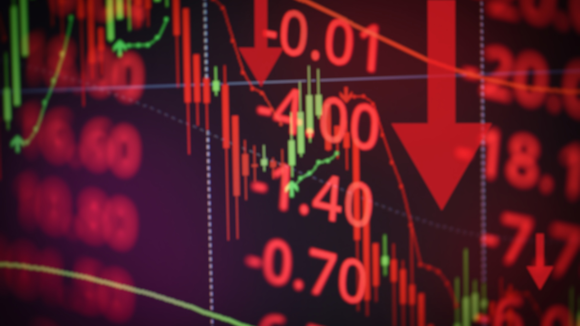 The major averages declined for the week.